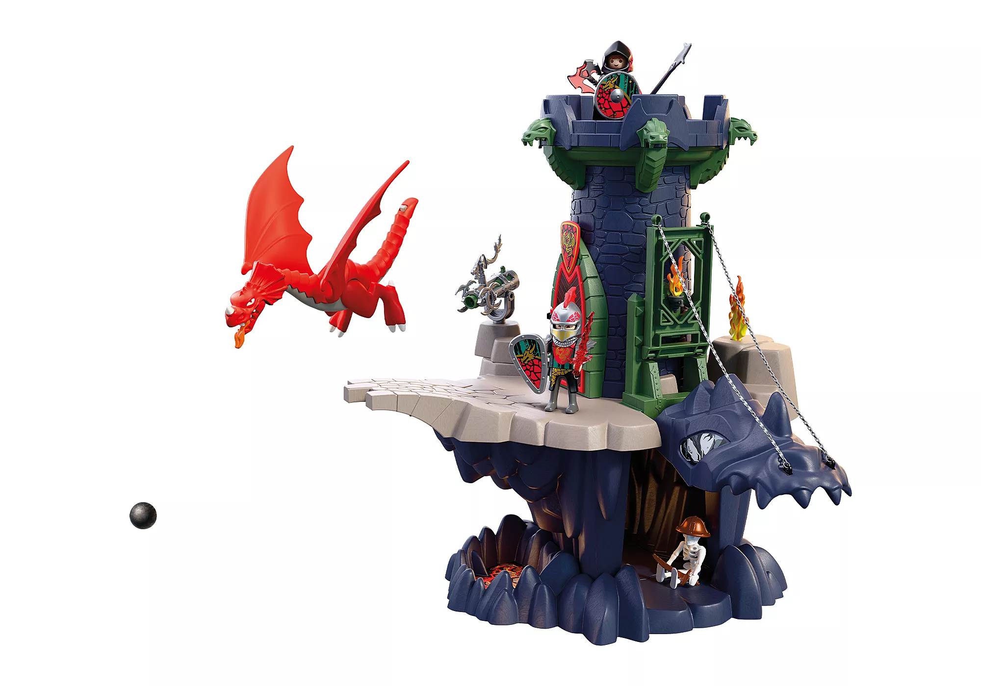 Playmobil 72113 Dragon Knights Tower ของเล่นบทบาทสมมติ อัศวิน หอคอยอัศวินมังกร - Image 4