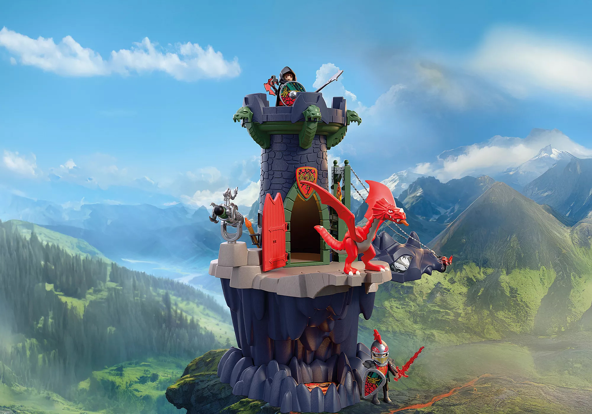 Playmobil 72113 Dragon Knights Tower ของเล่นบทบาทสมมติ อัศวิน หอคอยอัศวินมังกร - Image 5