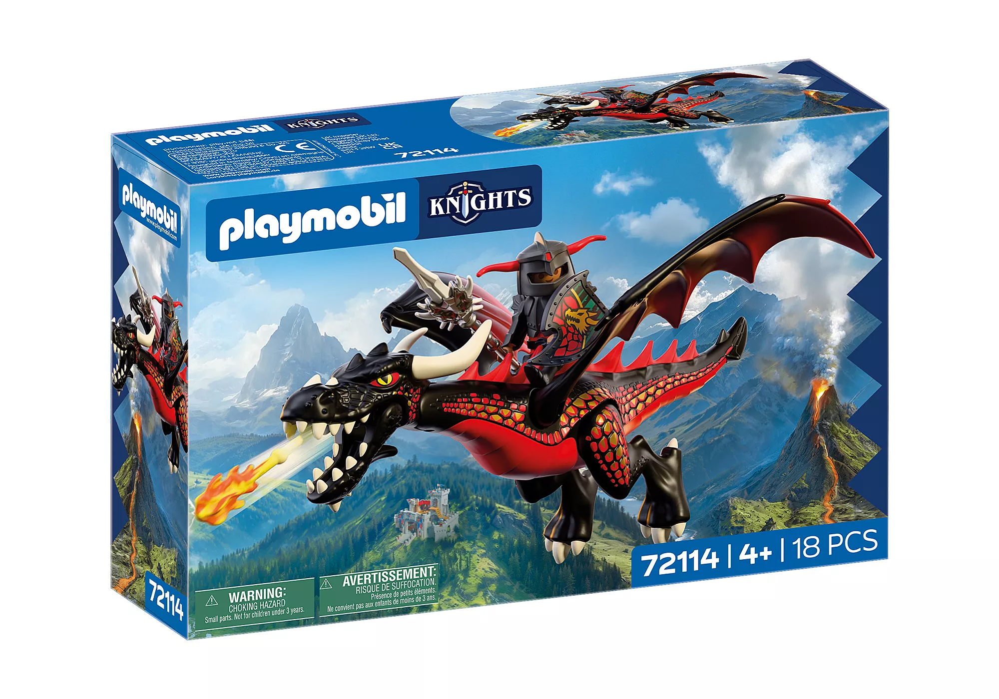 Playmobil 72114 Black Dragon ของเล่นบทบาทสมมติ อัศวิน อัศวินมังกรดำ - Image 3