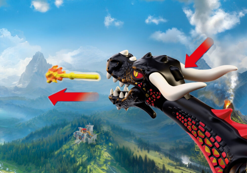 Playmobil 72114 Black Dragon ของเล่นบทบาทสมมติ อัศวิน อัศวินมังกรดำ - Image 6
