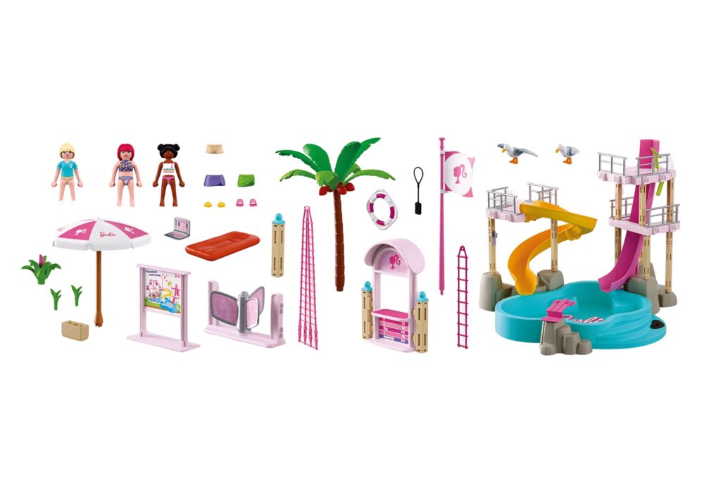 Alternative view of Playmobil 72120 Barbie Waterpark ของเล่นบทบาทสมมติ บาร์บี้ สวนน้ำแสนสนุก