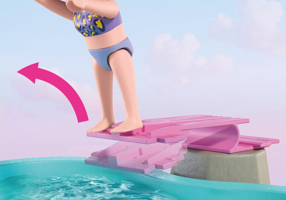 Playmobil 72120 Barbie Waterpark ของเล่นบทบาทสมมติ บาร์บี้ สวนน้ำแสนสนุก - Image 6