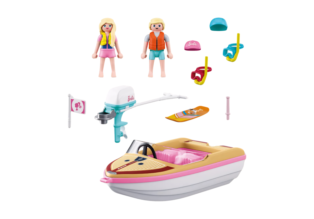 Alternative view of Playmobil 72122 Barbie Adventure Boat ของเล่นบทบาทสมมติ บาร์บี้ เรือสปีดโบ๊ทท่องทะเล