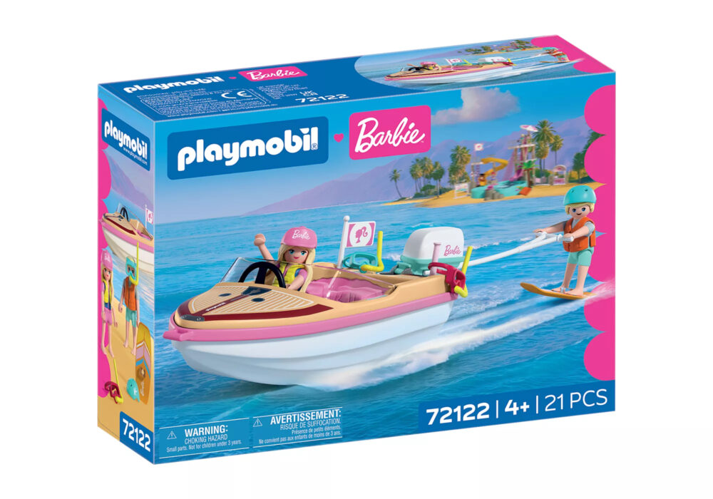 Playmobil 72122 Barbie Adventure Boat ของเล่นบทบาทสมมติ บาร์บี้ เรือสปีดโบ๊ทท่องทะเล - Image 3