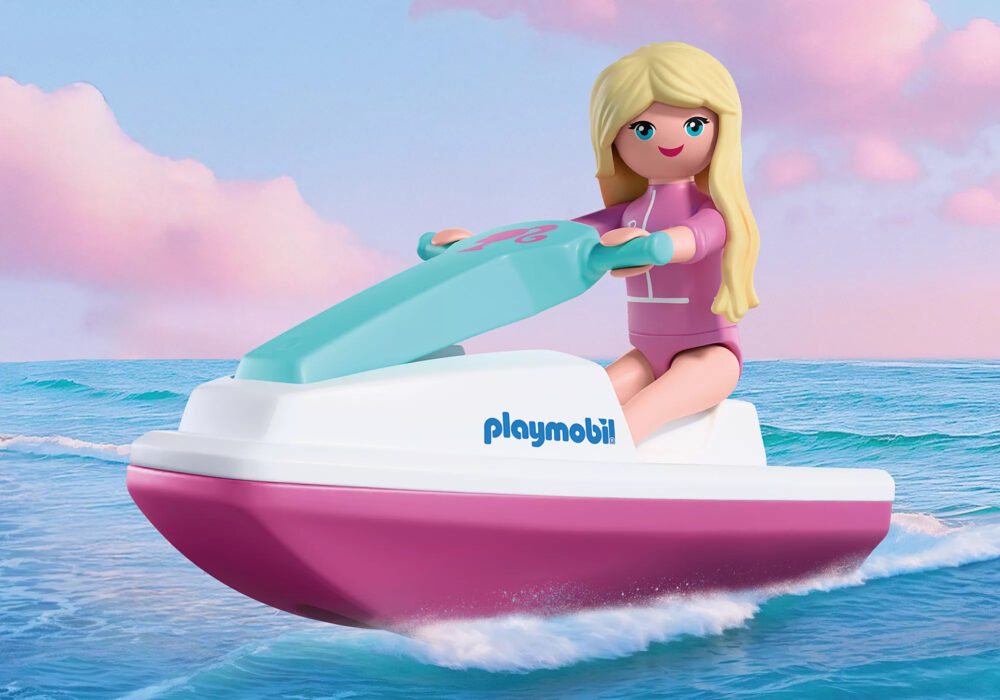 Playmobil 72123 Barbie Convertible ของเล่นบทบาทสมมติ บาร์บี้ รถสปอร์ตบาร์บี้ - Image 6