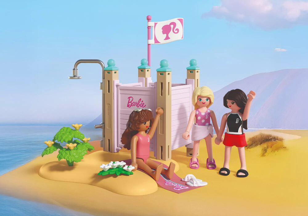 Playmobil 72124 Barbie Beach Dress Up ของเล่นบทบาทสมมติ บาร์บี้ ห้องเปลี่ยนเสื้อผ้าริมชายหาด - Image 5