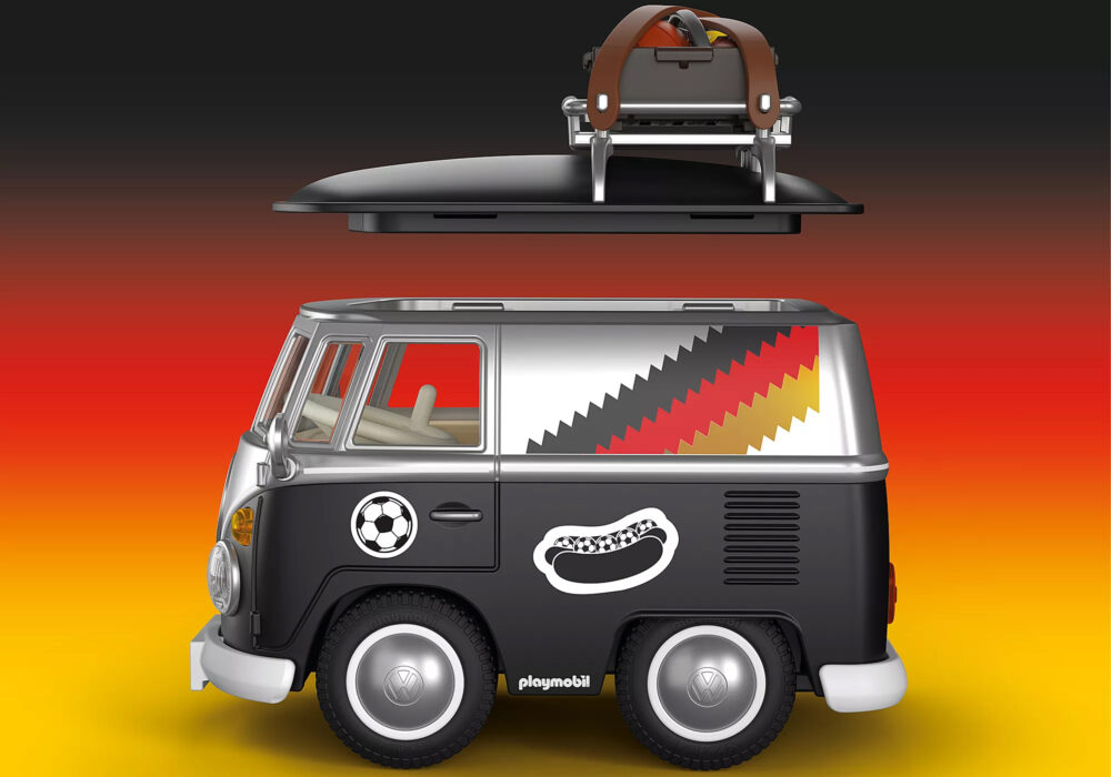 Playmobil 72313 Volkswagen T1 Camper GER Edition ของเล่นบทบาทสมมติ รถของเล่นสะสม รถแคมป์โฟล์คสวาเกน T1 เยอรมนี อิดิชัน - Image 6